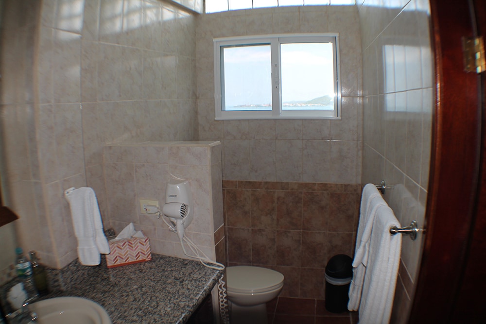 bathroom in Ocean Front King Room