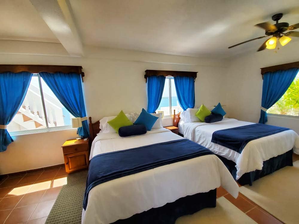 two beds in the Penthouse