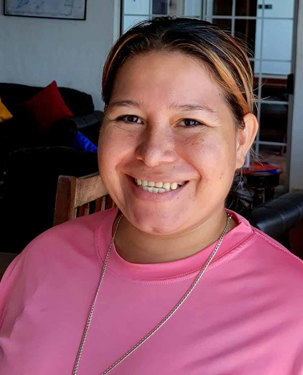 Staff member Blanca