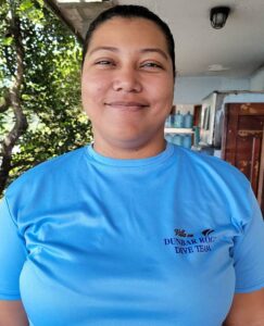 Staff member Elsie