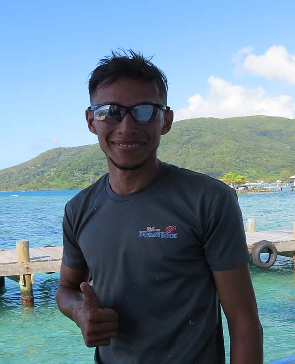Staff member Javier