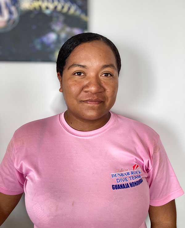 Staff member Misaela