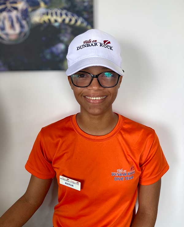 Staff member Haylee